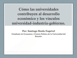 Cómo las universidades contribuyen al desarrollo económico y los