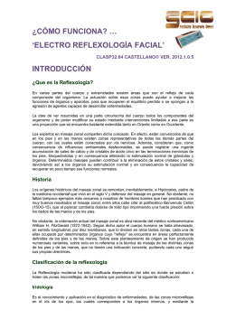 &iquest;C&Oacute;MO FUNCIONA? &hellip; 'ELECTRO REFLEXOLOG&Iacute;A FACIAL