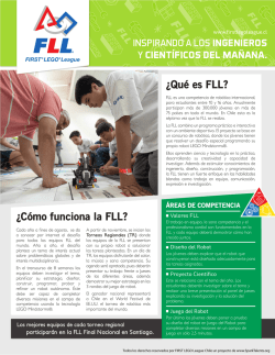 ¿Qué es FLL? ¿Cómo funciona la FLL? - First Lego League