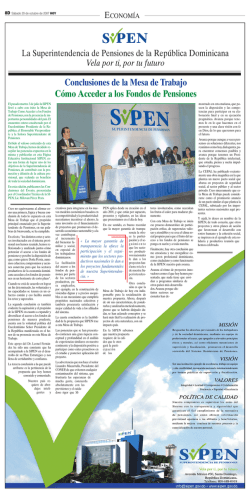 Conclusiones de la Mesa de Trabajo Cómo Acceder a los Fondos