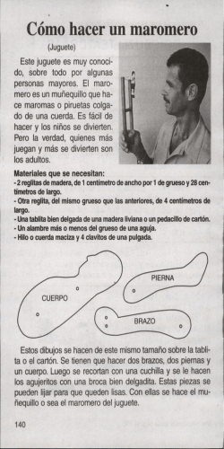 Cómo hacer un maromero