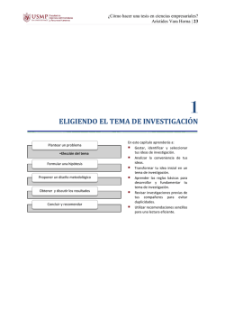 ¿Cómo hacer una tesis en ciencias empresariales?