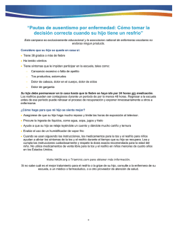 &ldquo;Pautas de ausentismo por enfermedad: C&oacute;mo tomar la decisi&oacute;n