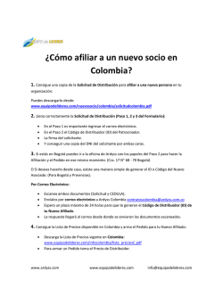 ¿Cómo afiliar a un nuevo socio en Colombia? - ardyss
