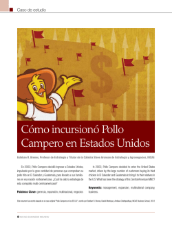 Cómo incursionó Pollo Campero en Estados Unidos - INCAE