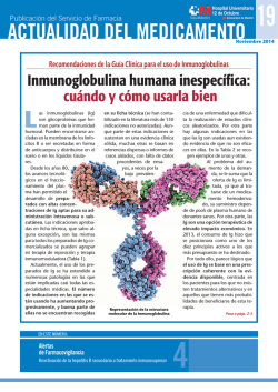 Inmunoglobulina humana inespecífica: cuándo y cómo usarla bien