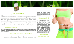 ¿Cómo funciona K-3? ¿Requiere dieta K-3? ¿Por cuánto - Inicio