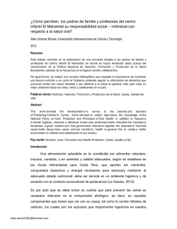 ¿Cómo perciben los padres de familia y profesores del - Ulacit