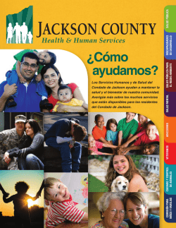 ¿Cómo ayudamos? - Jackson County Oregon