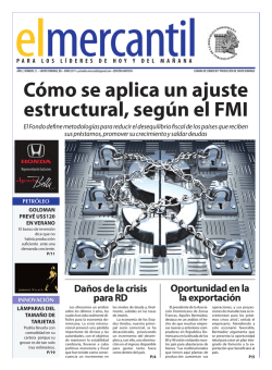 C&oacute;mo se aplica un ajuste estructural, seg&uacute;n el FMI