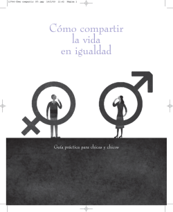 Cómo compartir la vida en igualdad - Consejo de las Mujeres del
