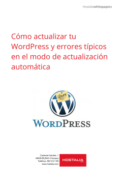 Cómo actualizar tu WordPress y errores típicos en el modo de
