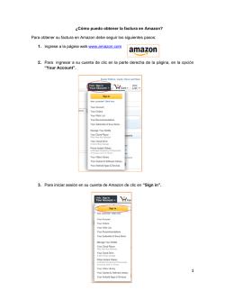 1 ¿Cómo puedo obtener la factura en Amazon? Para obtener - Box