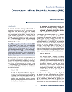 Cómo obtener la Firma Electrónica Avanzada - Consultorio Fiscal