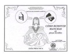 Cómo Remover manchas - UPRM