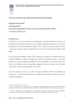 &iquest;C&Oacute;MO Y QU&Eacute; SE EVAL&Uacute;A EN UN CONCURSO DOCENTE PARA