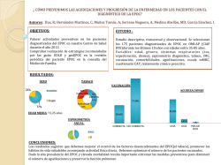 &iquest; C&Oacute;MO PREVENIMOS LAS AGUDIZACIONES Y PROGRESI&Oacute;N