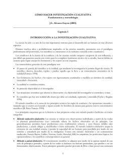 1 CÓMO HACER INVESTIGACIÓN CUALITATIVA Fundamentos y