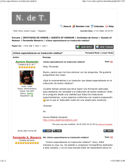 ¿Cómo especializarse en traducción médica? - yimg.com