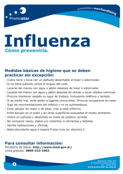 Cómo prevenirla. - Promostar SA