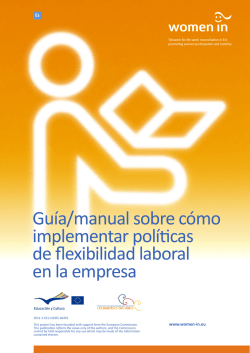 Guía/manual sobre cómo implementar políticas de flexibilidad