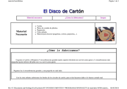 Material Necesario &iquest;C&oacute;mo lo fabricamos?