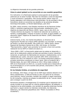 La diligencia interesada de las grandes potencias C&oacute;mo la - Osalde
