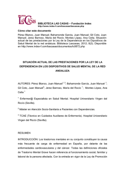 BIBLIOTECA LAS Cómo citar este documento - Fundación Index