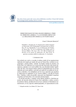 DERECHOS MANCOS PARA MANOS OBRERAS: CÓMO EL