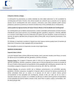 IVA Acreditable, Sector Primario - Ceballos Contadores, SC CECO