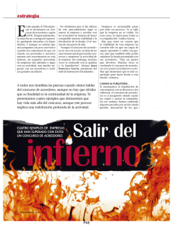 Salir del infierno / c&oacute;mo superar un concurso de acreedores - Nubelo