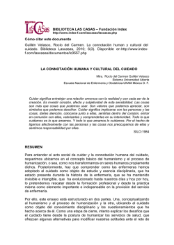 BIBLIOTECA LAS CASAS &ndash; Fundaci&oacute;n Index C&oacute;mo citar este