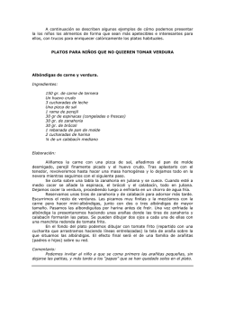 A continuaci&oacute;n se describen algunos ejemplos de c&oacute;mo podemos