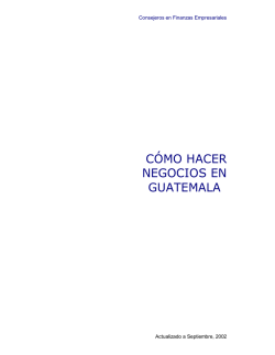 C&Oacute;MO HACER NEGOCIOS EN GUATEMALA - inicio