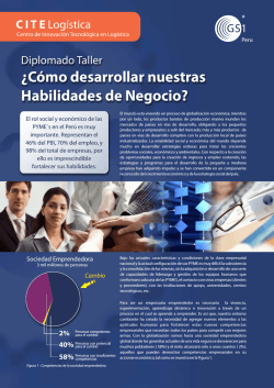 ¿Cómo desarrollar nuestras Habilidades de Negocio? - GS1 Perú