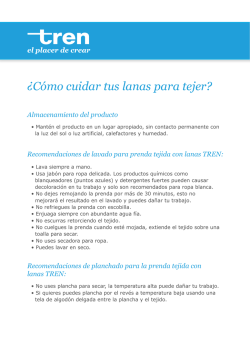 &iquest;C&oacute;mo cuidar tus lanas para tejer? - TREN