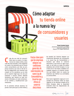 Cómo adaptar tu tienda online a la nueva ley de - CyLDigital.es