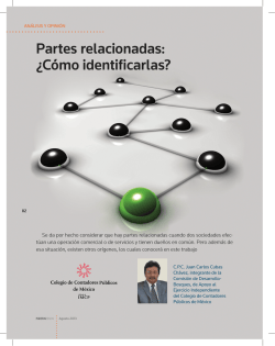 Partes relacionadas: &iquest;C&oacute;mo identificarlas? - Colegio de Contadores