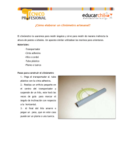 &iquest;C&oacute;mo elaborar un clin&oacute;metro artesanal? - EducarChile