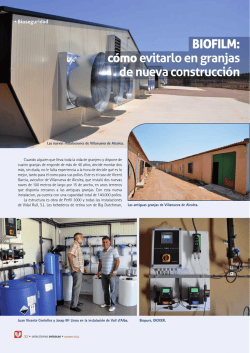 BIOFILM: c&oacute;mo evitarlo en granjas de nueva construcci&oacute;n