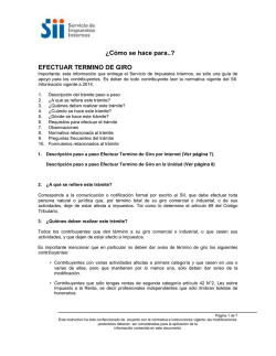 &iquest;C&oacute;mo se hace para..? EFECTUAR TERMINO DE GIRO