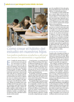 C&oacute;mo crear el h&aacute;bito del estudio en nuestros hijos - Integral Centre