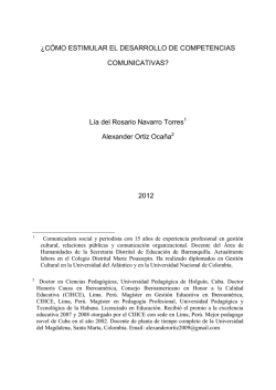 &iquest;C&Oacute;MO ESTIMULAR EL DESARROLLO DE - Autores Editores