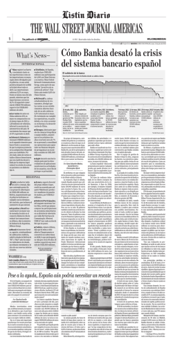 Cómo Bankia desató la crisis del sistema bancario - Listin Diario