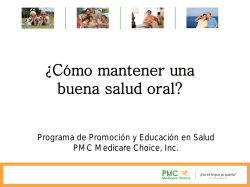 &iquest;C&oacute;mo mantener una buena salud oral? - PMC
