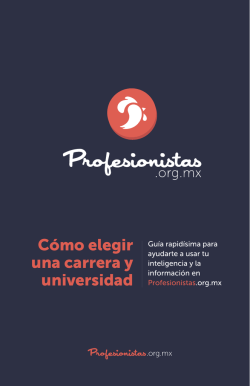 C&oacute;mo elegir una carrera y universidad - Cidac