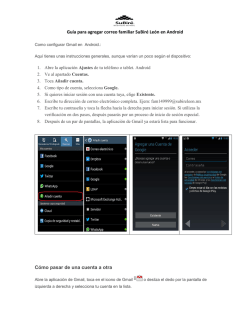 Guía para agregar correo familiar SuBiré León en Android Cómo