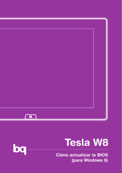 Tesla W8: cómo actualizar la BIOS Windows 8 - Bq