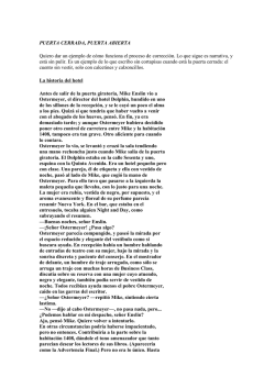 Mientras escribo (lectura obligatoria)