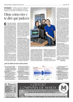 Dime c&oacute;mo r&iacute;es y te dir&eacute; qu&eacute; padeces - bioinformatica.net